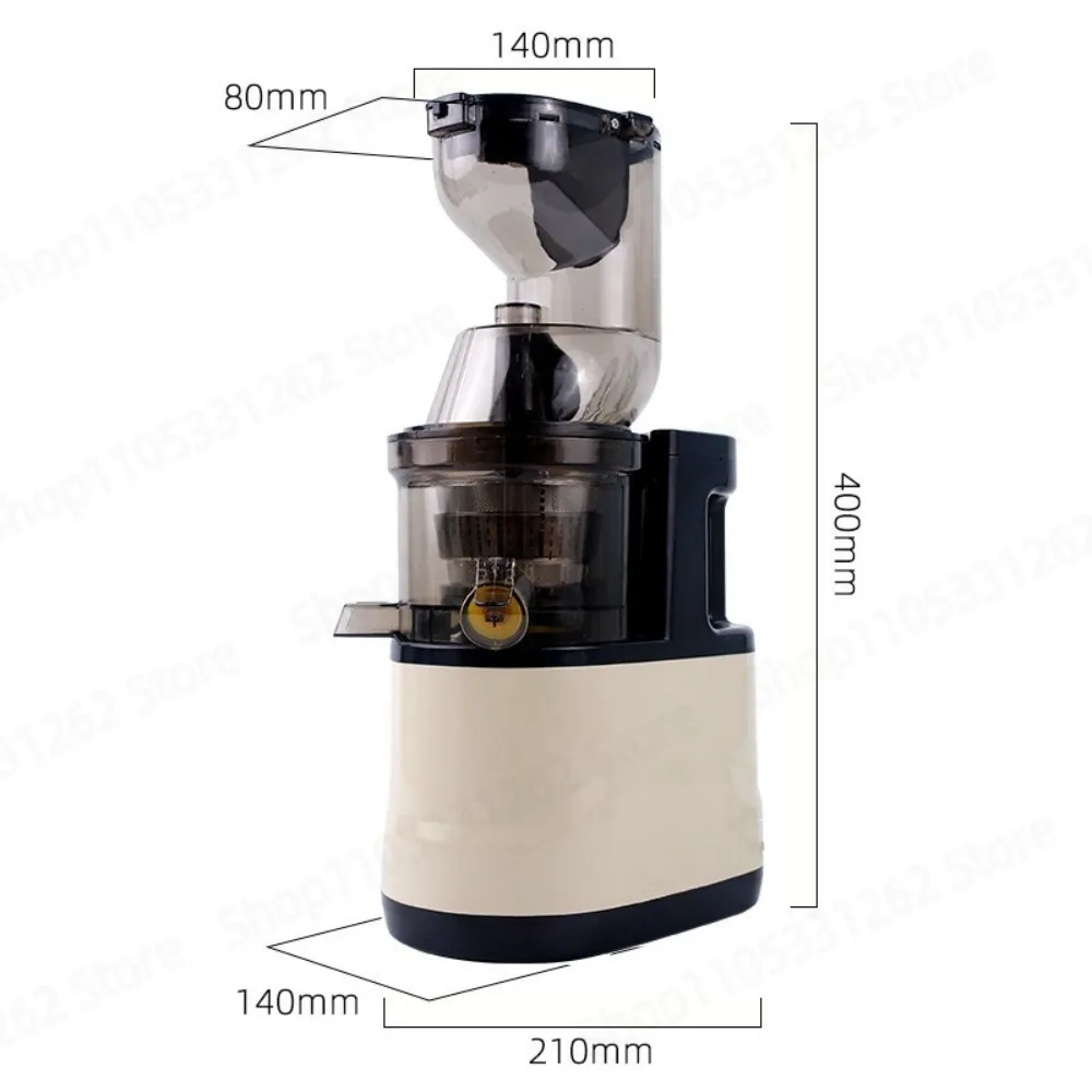 Juicer Machine Pulp Juice Separation Slow Masticating Juicer Home Automatic Large Caliber Easy To Clean Fruit Juice Maker