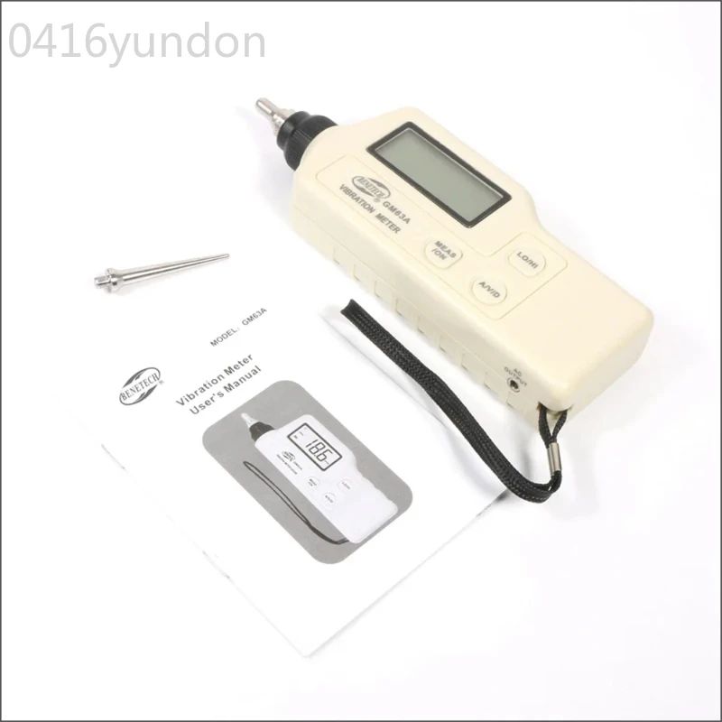 BENETECH Vibration Analyzer Digital Vibration Meter Device Probe Analizador De Vibraciones Handheld GM63A Vibrator Tester