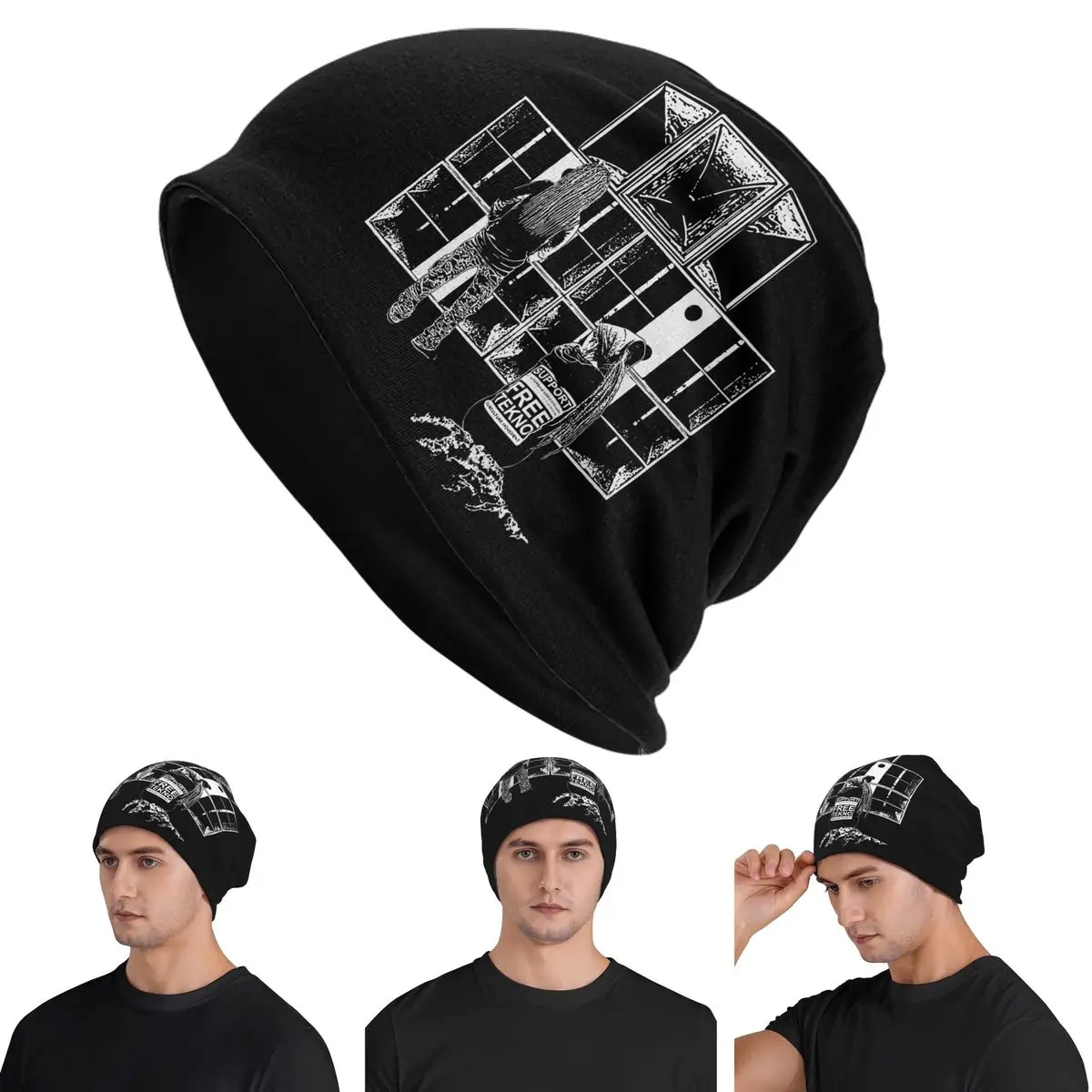 

23FA121 — шапки-бини Tekno 23 M Skullies, теплая осенне-зимняя уличная шапка, вязаные шапки для взрослых унисекс