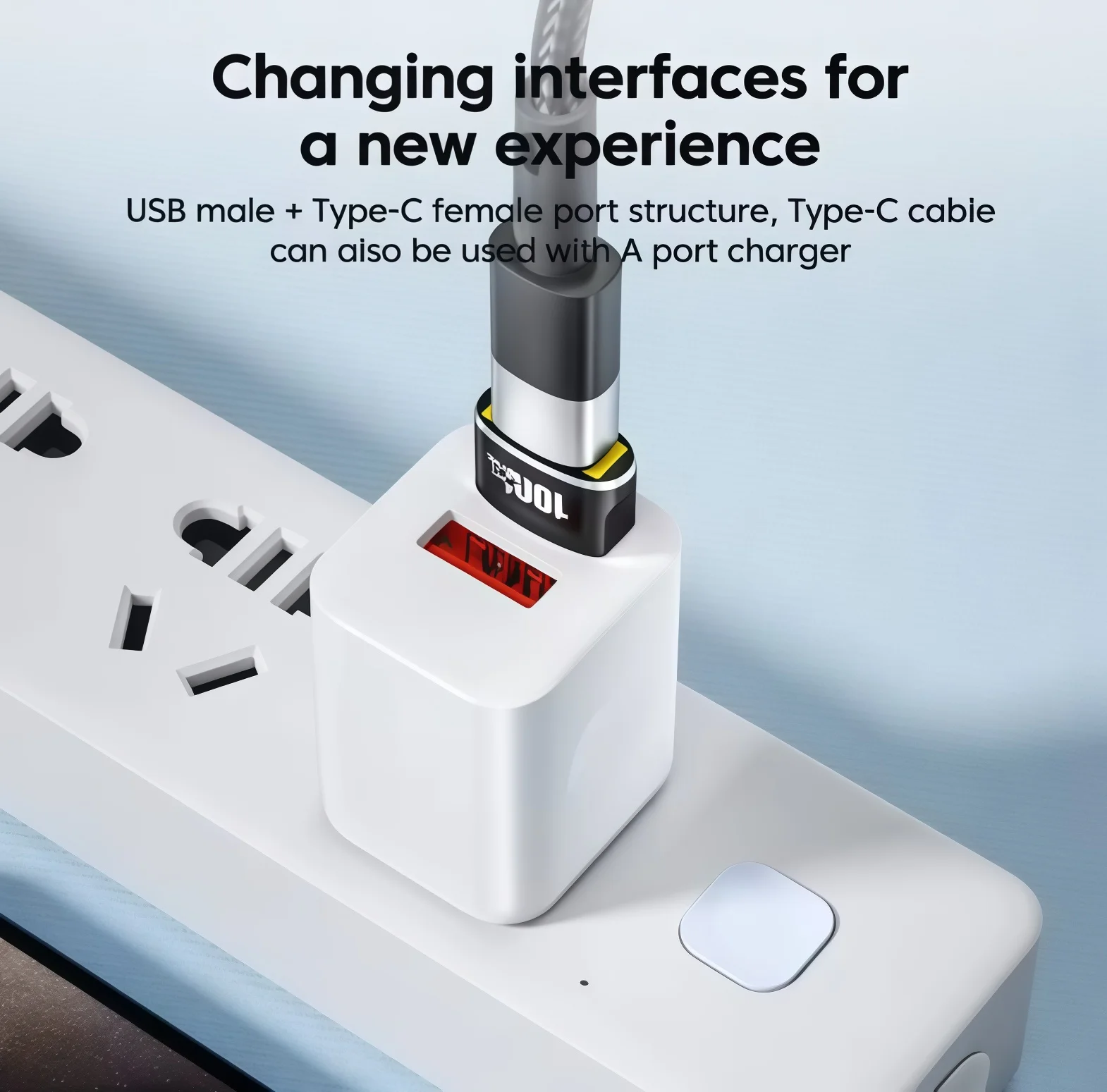 Adaptery USB na USB-C, adapter USB-C żeński na USB-A męski, konwerter ładowarki typu C — zdjęcie 6