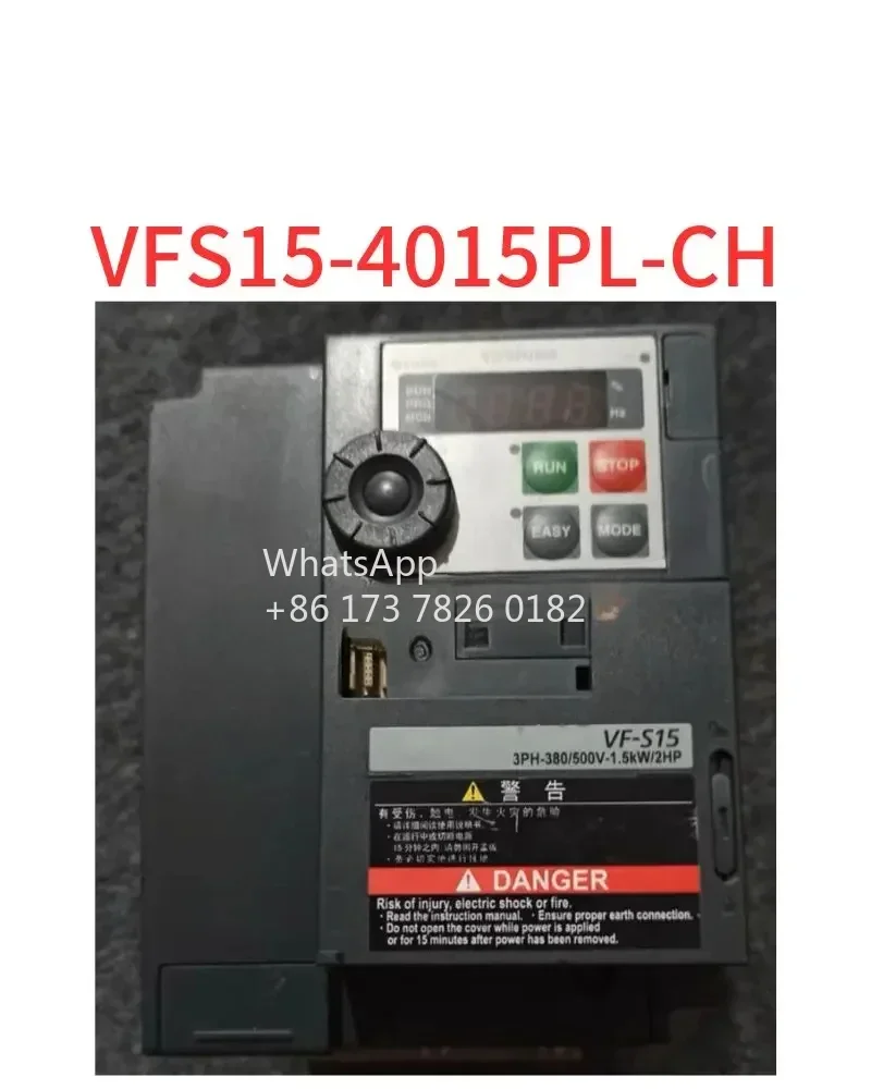 

Б/у инвертор VFS154015PLCH 1,5 кВт, 380 В, функциональный пакет