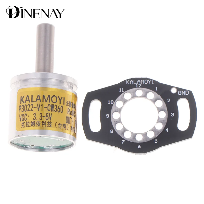 1 PCS P3022-V1-CW360 Waterproof Rotary Hall Angle Sensor 0-360 Degree Full Circle Magnetism NEW Angle Sensor