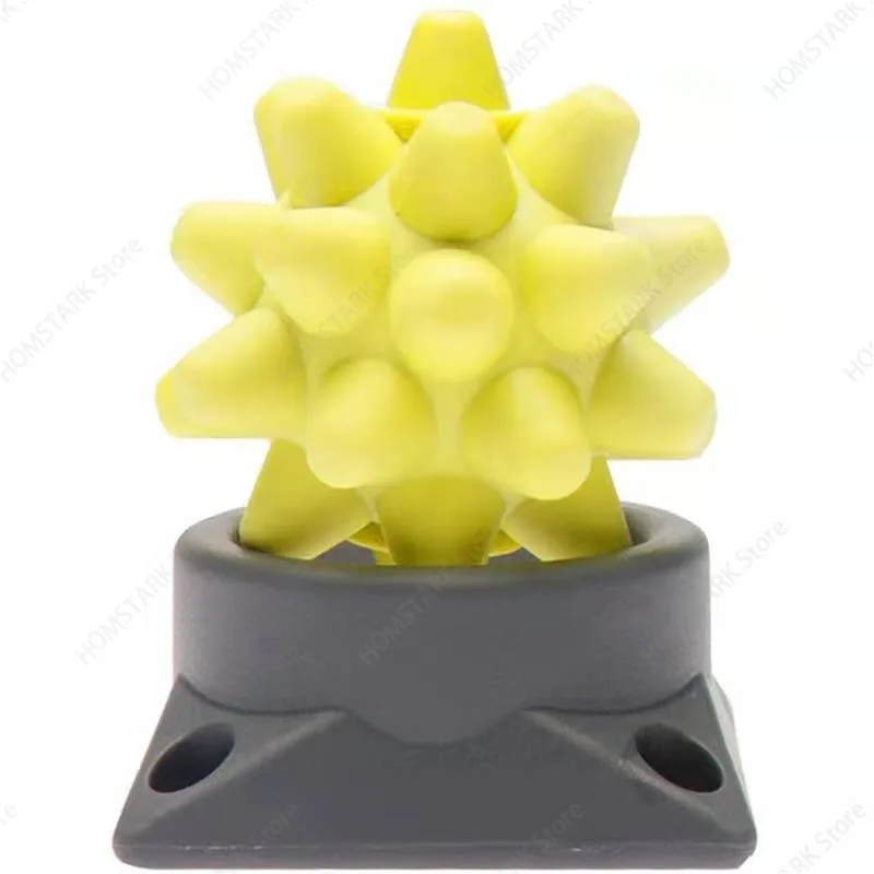 Solid Spiky Massage Ball Deep Muscle Relief Fitness Yoga Ball For Shoulder Neck Foot Plantar Fascia Exercise Relax Accessory