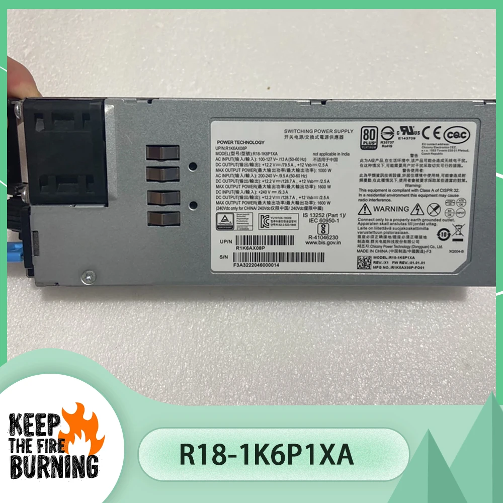 

R18-1K6P1XA Server Power Supply 1600W R1K6AX08P
