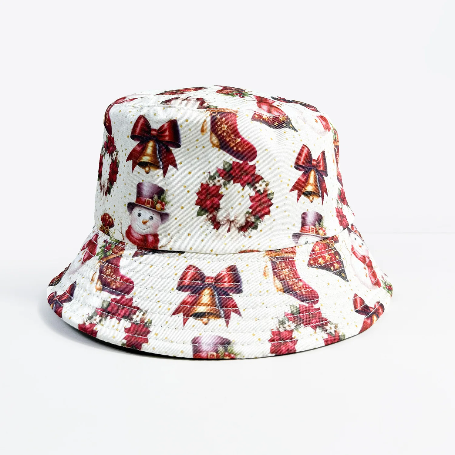 Cartoon Youthful Cool Novelty Christmas Santa Claus gift fisherman hat Outdoor Leisure Sunscreen Sun Hat Men Women bucket hats