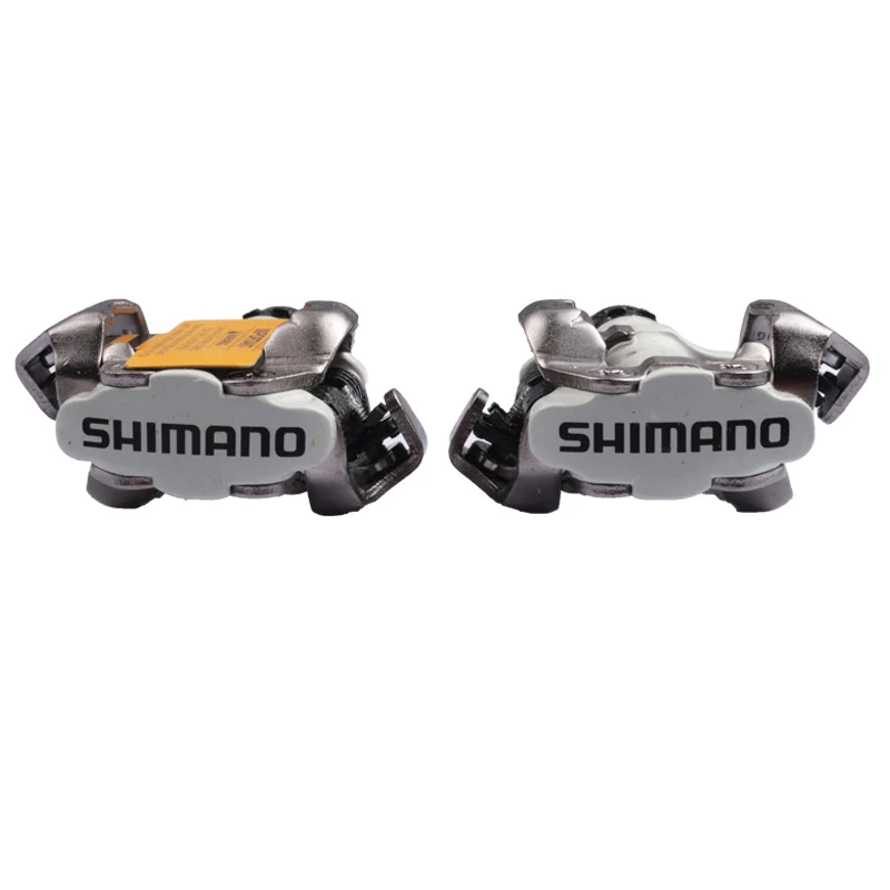 Shimano Deore M6000 M520 Pedal PD-M520 Double-sided Pedal SPD Black Silver Pedal For MTB Mountain Bike Pedal Center 55mm