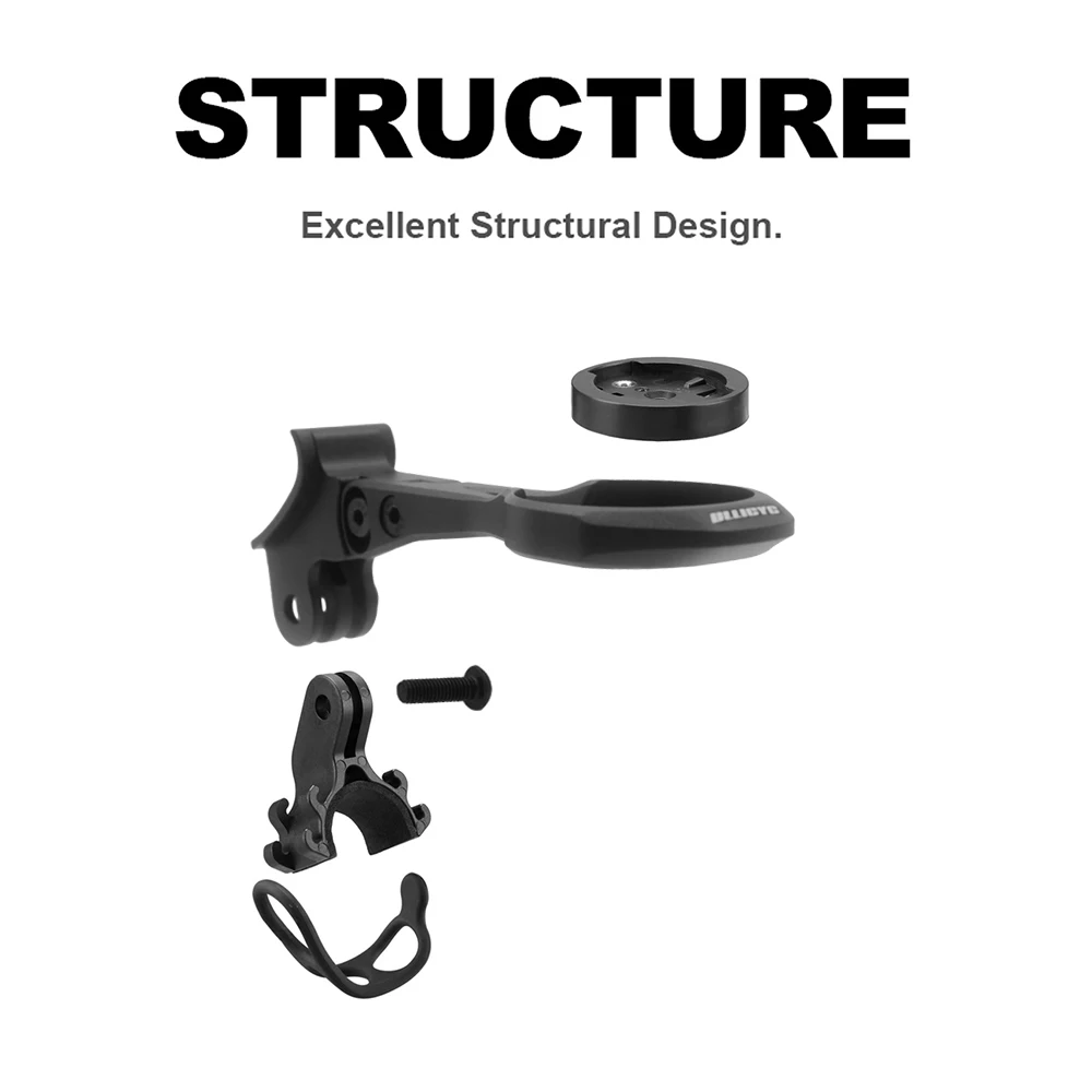 ULLICYC للكمبيوتر المقود المتكامل C68 V4RS CC.01 Gopro Mount متوافق مع GPS/Garmin/Bryton/Wahoo سبائك الألومنيوم