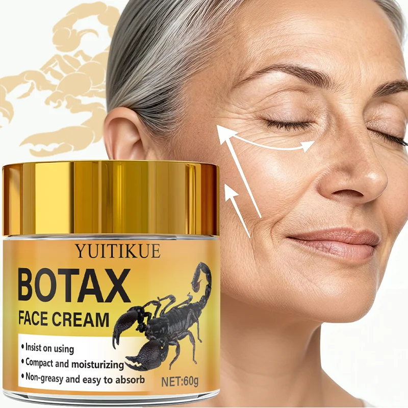 BOTAX Anti-Wrinkle Face Cream 60g - Targets Frown Lines, Crow's Feet, Nasolabial & Puppet Lines, Creamy & Non-Greasy