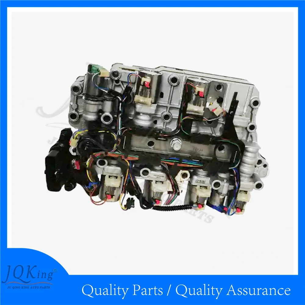 مُعاد تصنيعه 8F35 8F40 8F24 جسم صمام ناقل الحركة الأوتوماتيكي 8 سرعات مع الملف اللولبي وحزام الأسلاك لسيارة FORD 8F35