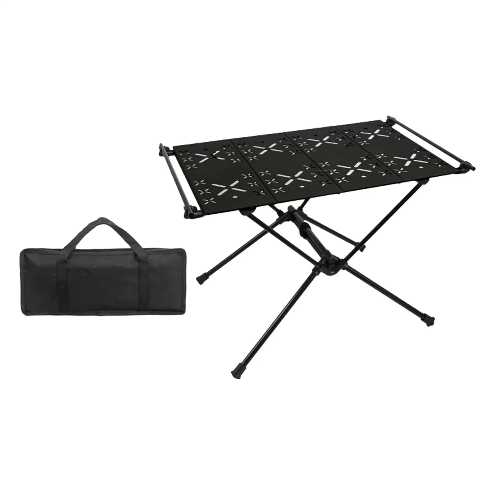 Foldable Camping Table with Storage Bag Ultralight Desk Outdoor Foldable Table for Garden Backyard Travel Fishing Yard