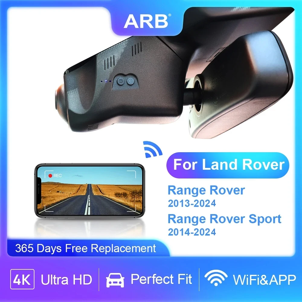 

4K Dash Camera for Land Rover Range Rover and Sport (L322 L320 L405 L460 L461 L494) 2010-2024, ARB OEM Car DVR