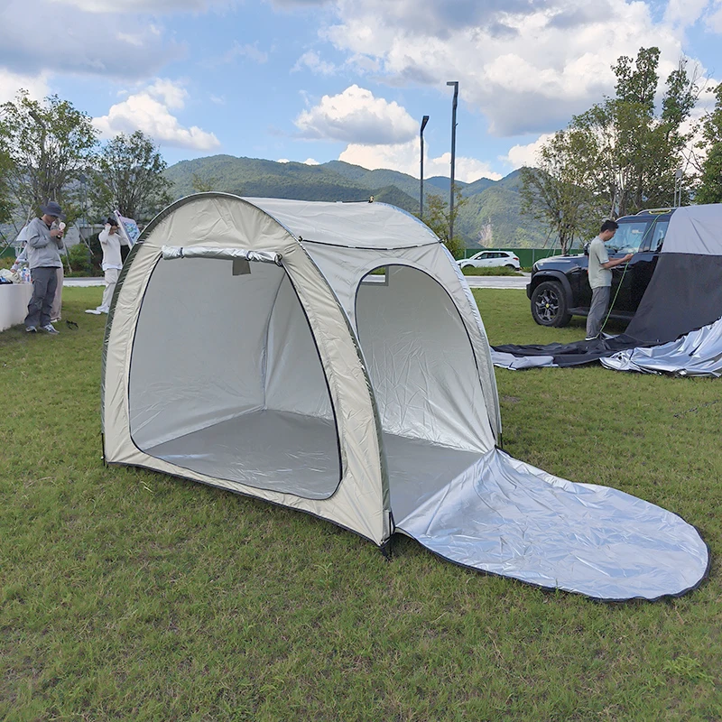 Outdoor Portable Storage Shelter, Shed with 2 Roll Up Zipper, Doors and Vents, Carport for Motorcycle, Waterproof