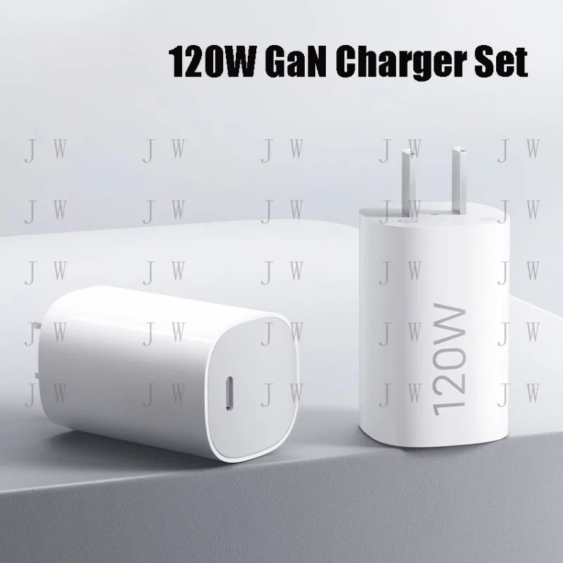 DDJ   Original  120W GaN Small Pudding Fast Charger Set For Xiaomi 13/14 Ultra
