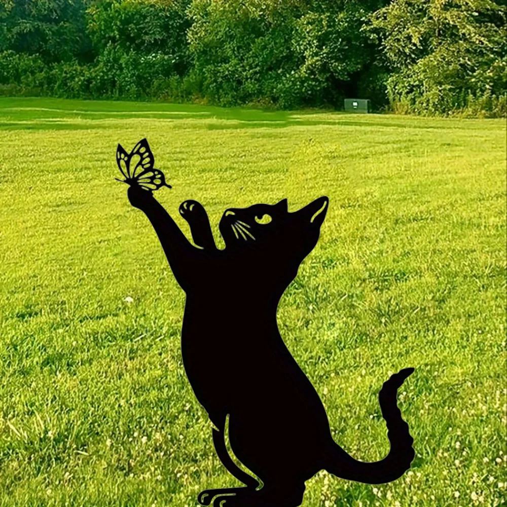 

«Изящные садовые коньки кошек: восхитительные декоративные кусочки для украшения вашего двора, сада или лужайки»