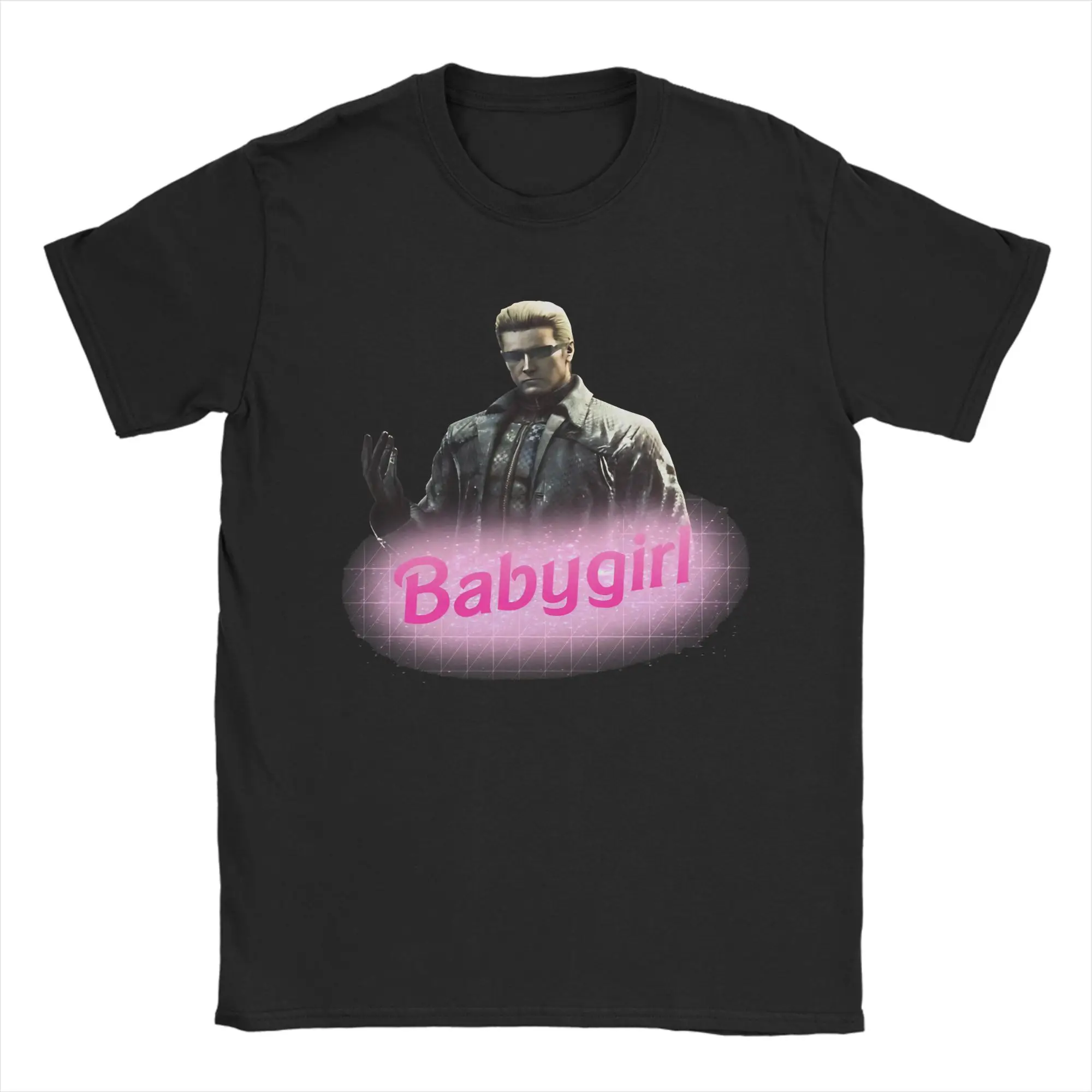 Men Women Albert Wesker  Shirt Pure Cotton Graphic Printing T-Shirt  Top Clothing