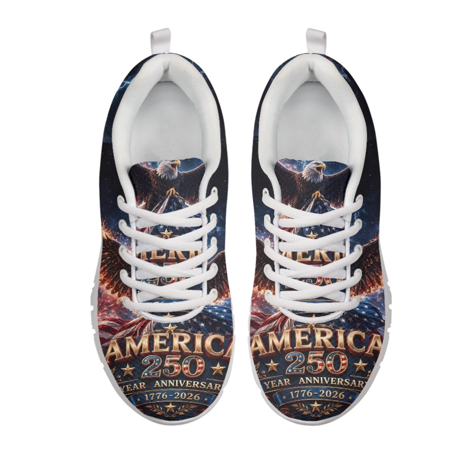 Coloranimal Camouflage Deer Flag Breathable Travel Shoes Mens Athletic Sneakers Running Sneakers for Womens Ladies