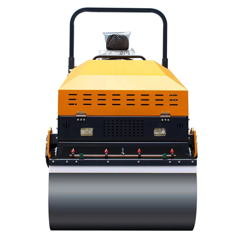 Immagine 4: Rullo Compattatore Stradale Monocilindrico, Mini Compattatore Vibrante per Asfalto