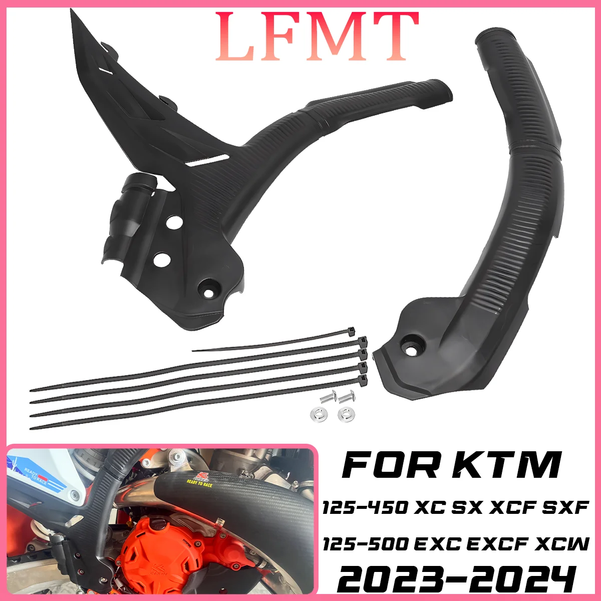 

2024 New Motorcycle Frame Plastic Protective Cover For KTM XC SX XCF SXF 125 250 300 350 400 450 2023 For EXC EXCF XCW 125-500CC