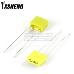 20PCS Polypropylene Safety Plastic Film 100V Correction Capacitor 1NF(102) 1.5NF (152) 10NF(103) 15NF(153) 47NF(473) 220NF (224)