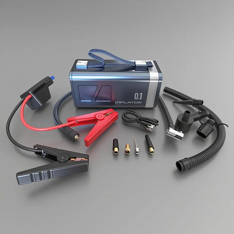 

R Air Jump Starter with Air Compressor Car Battery Jump Starter Portable (6.0 Gas/3.0 Liter Diesel), with 150 PSI