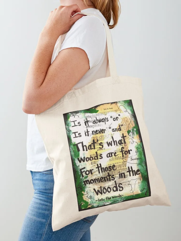 

Into the woods broadway musical theatre moment Tote Bag Shopper handbag shopping cart bags bags for women bags luxury women