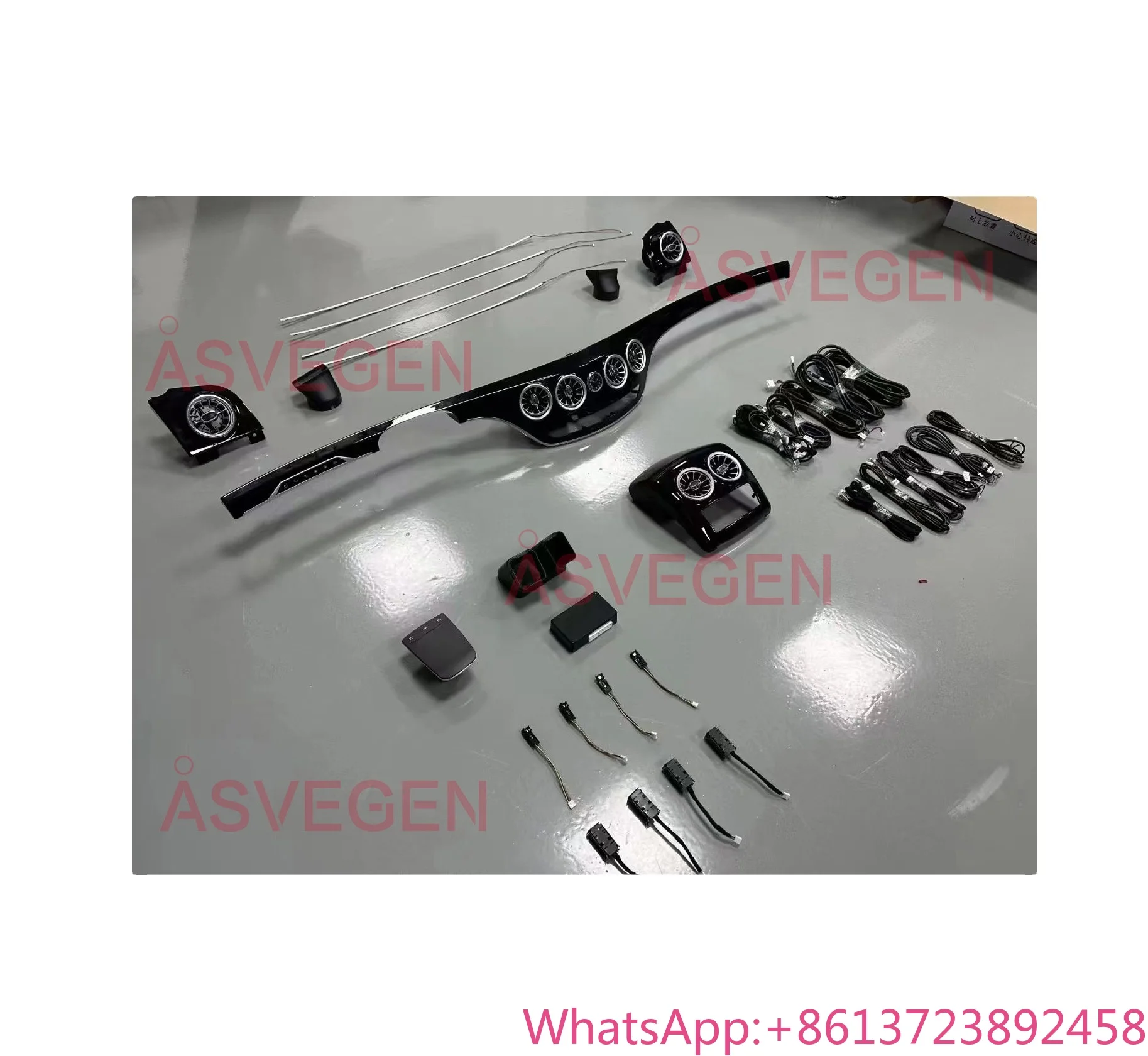 

Car Interior Turbine Air Vent Atmosphere Light LED Decorative Ambient Light for Mercedes-Benz S Class 2010