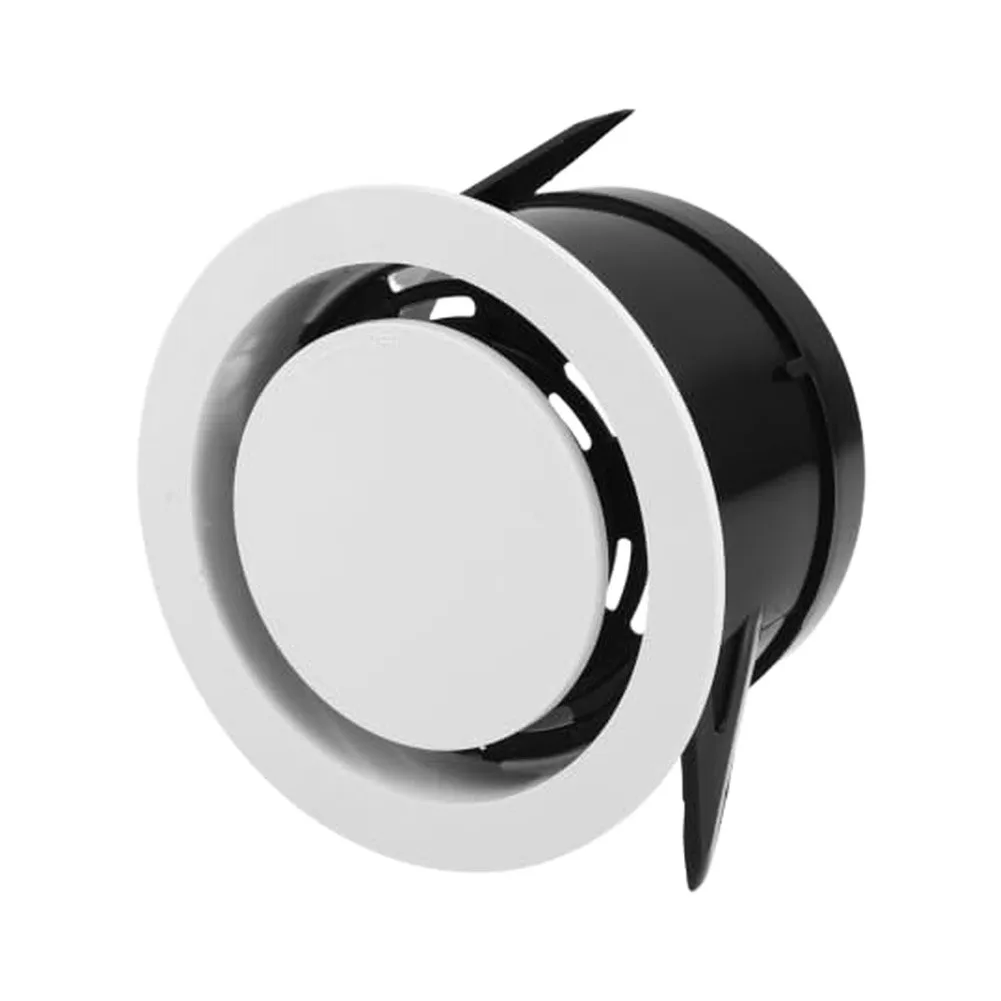 ABS Adjustable Ceiling Air Vent 75mm 100mm White Thin Return Outlet for Cabinet Air Conditioning Systems ABS Adjustable