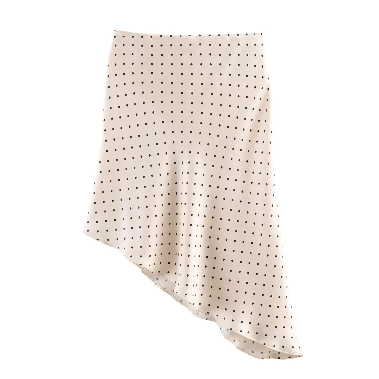 Women's Polka Dot High-Waist Stretch Skirt