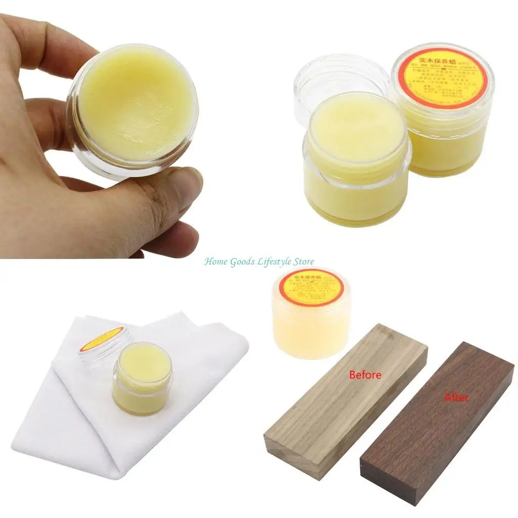 E74E Wax Paste 20g Organic Natural Furniture Bed Couch Surface Care
