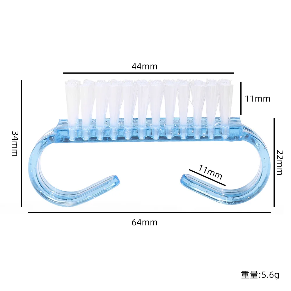 50/20pcs Top Pulizia Spazzole per unghie Plastica morbida Rimuovere la polvere Cura delle dita Gel UV Manicure Pedicure Strumento Pennelli per trucco Rimuovere Strumento