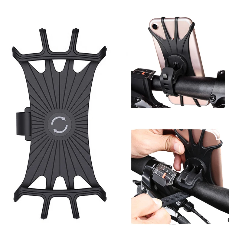 Baby Stroller Accessories Mobile Phone Holder Rack Universal 360 Rotatable Baby Pram Cart Phone Holder for iPhone Gps Device