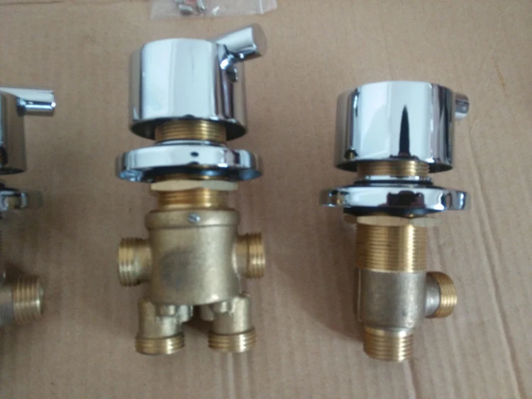 Vidric 5Pcs=1Set Bathroom shower faucet, shower room mixing valve sets , bathtub hot and cold faucet mixer waterfall tap