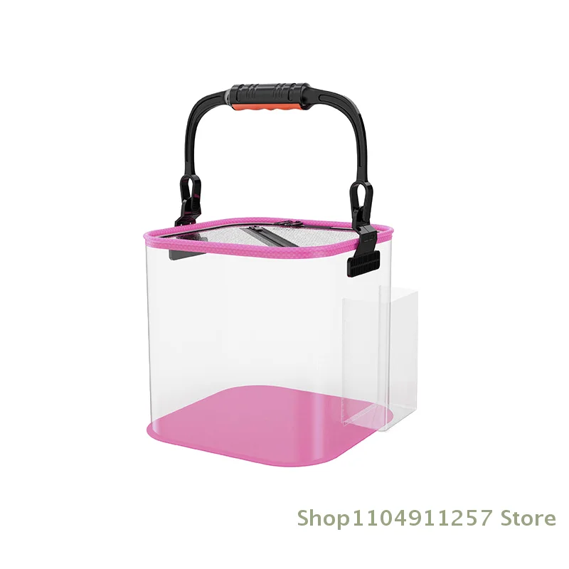 

Premium Aquarium with Side Pockets, Catch and Release Plastic Beach Design