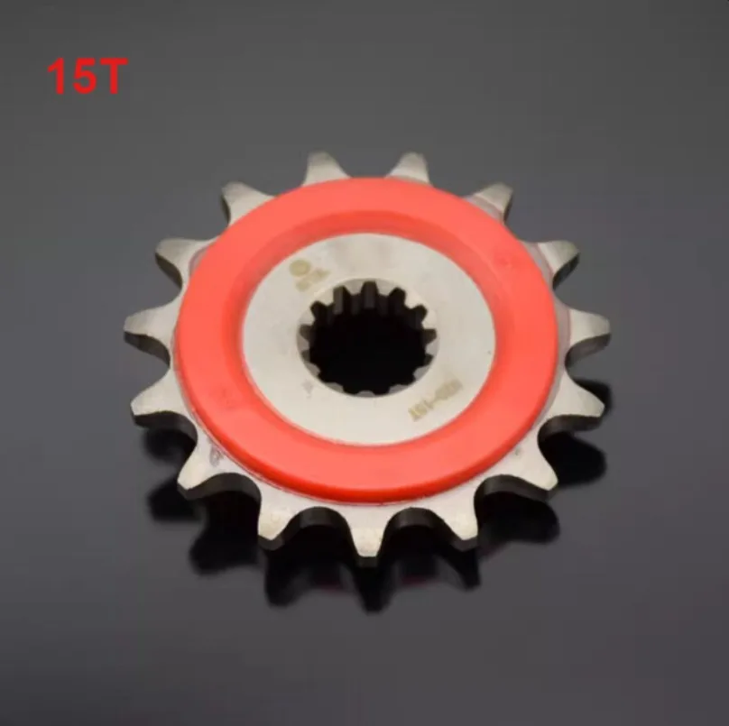 15T Motorcycle Front Sprocket Chain Wheel Front Fly Wheel Pinion 15 for Suzuki GW250 GSX250R DL250 Zontes 310