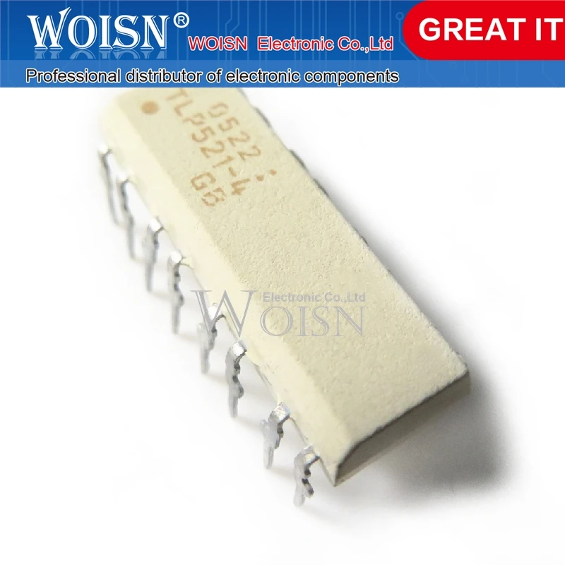 10pcs/lot TLP521-4  TLP521 DIP-16 In Stock