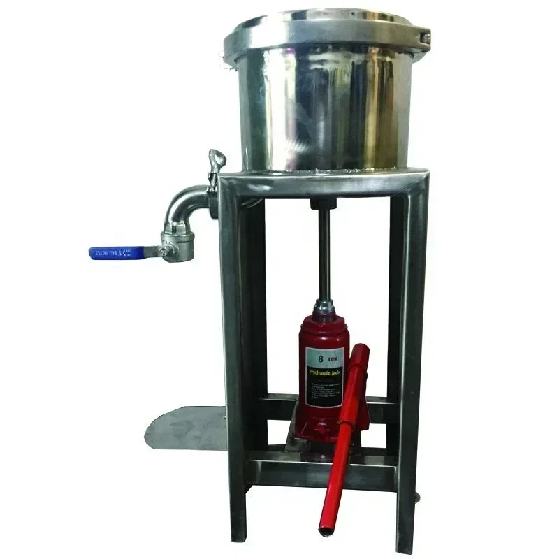 

304 Stainless Steel Wax Presser Honey Capping Press Honey Wax Separator Manual Wax Pressing Machine