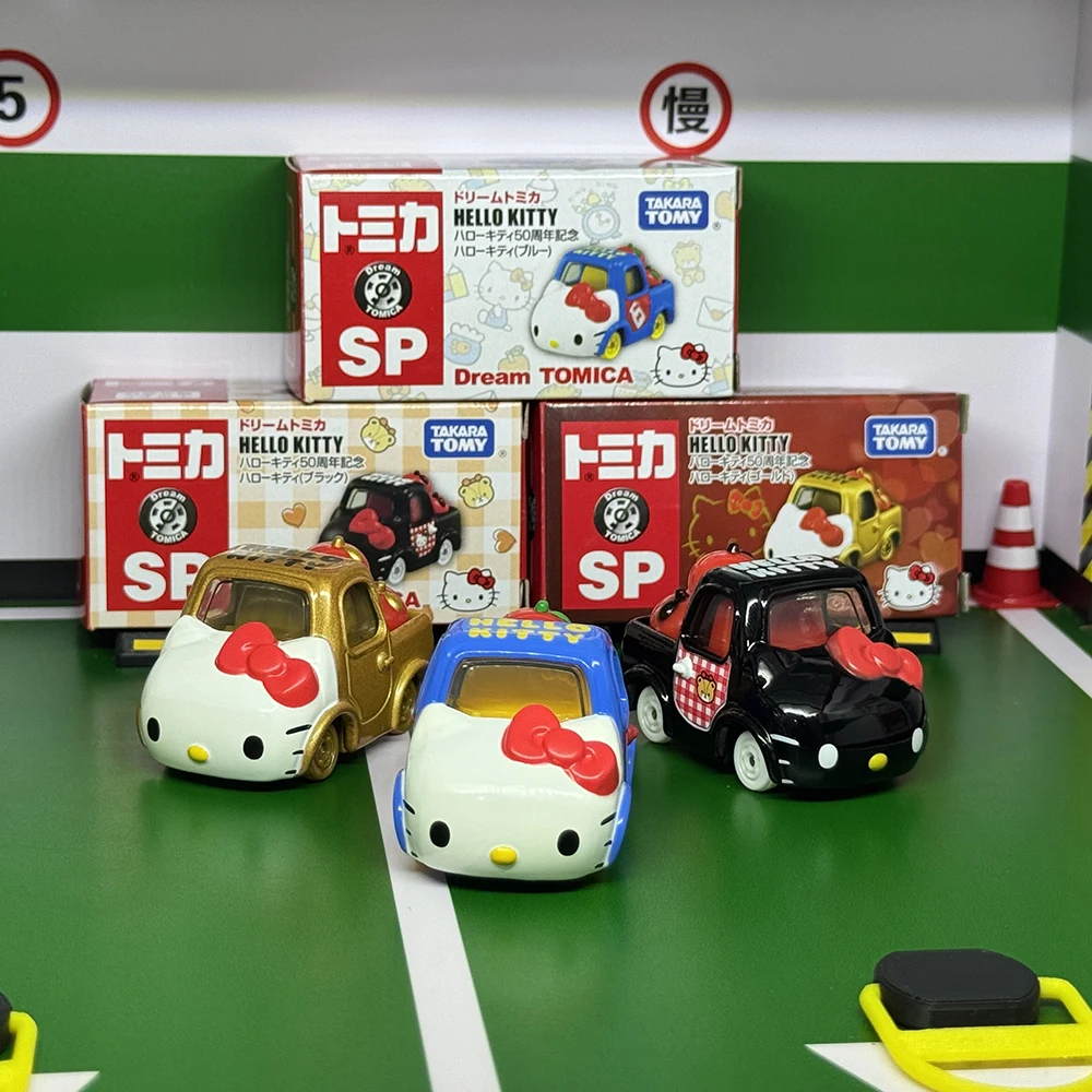 TAKARA TOMY Dream Tomica SP Hello Kitty, 50-летие, модель автомобиля из сплава, миниатюрная игрушка, подарки для детей