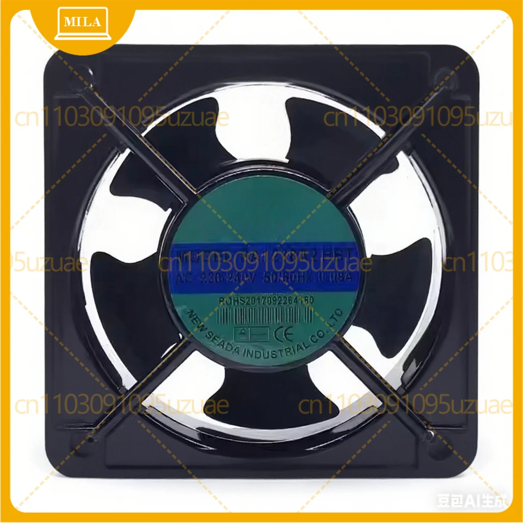 

For SEADA SA1238A2HBT SA1238A2HBL AC 220V 0.09A 120x120x38mm 2-Wire Server Cooling Fan