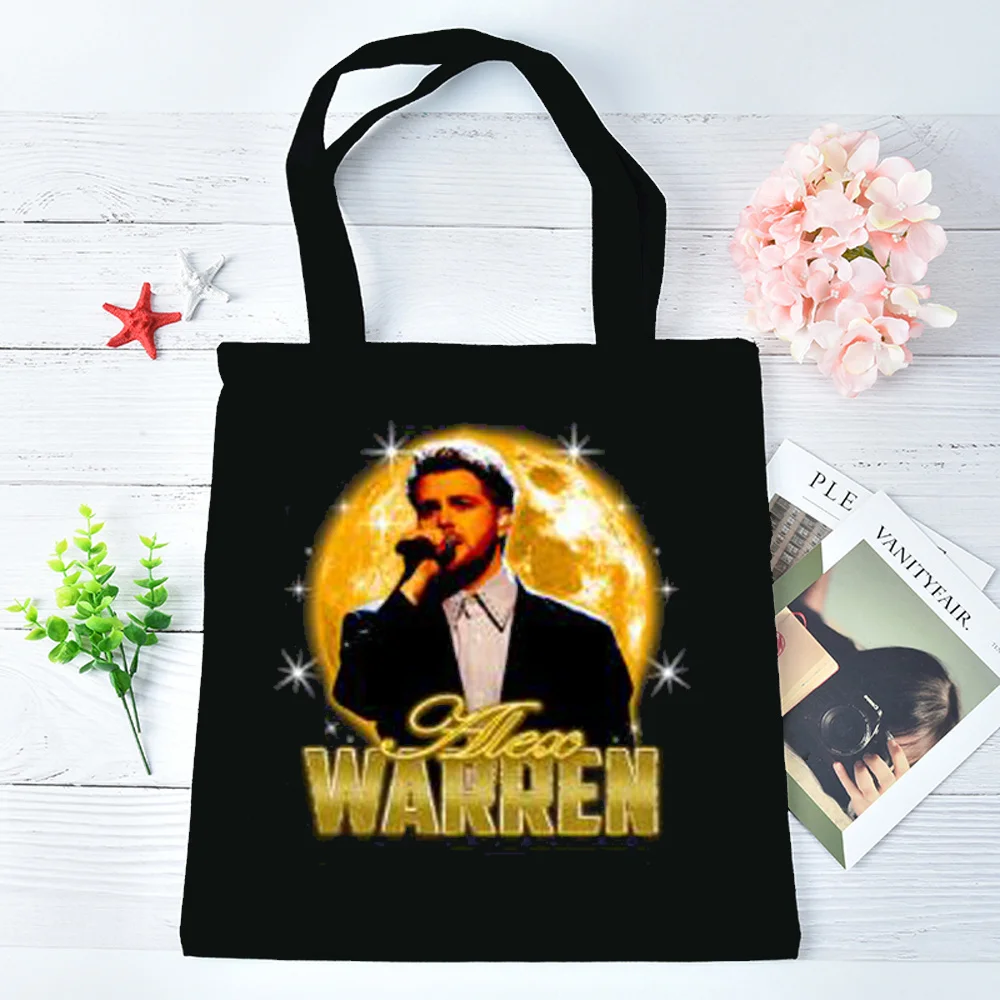 Alex Warren tote bag reusable bolsas de tela y2k shopper personnalisable woman