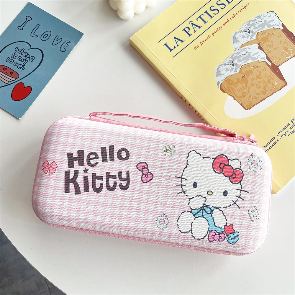 For Nintendo Switch OLED Storage Bag Portable NS Console Game Accessories Carrying Case Snoopy Pochacco Kitty Melody Kuromi