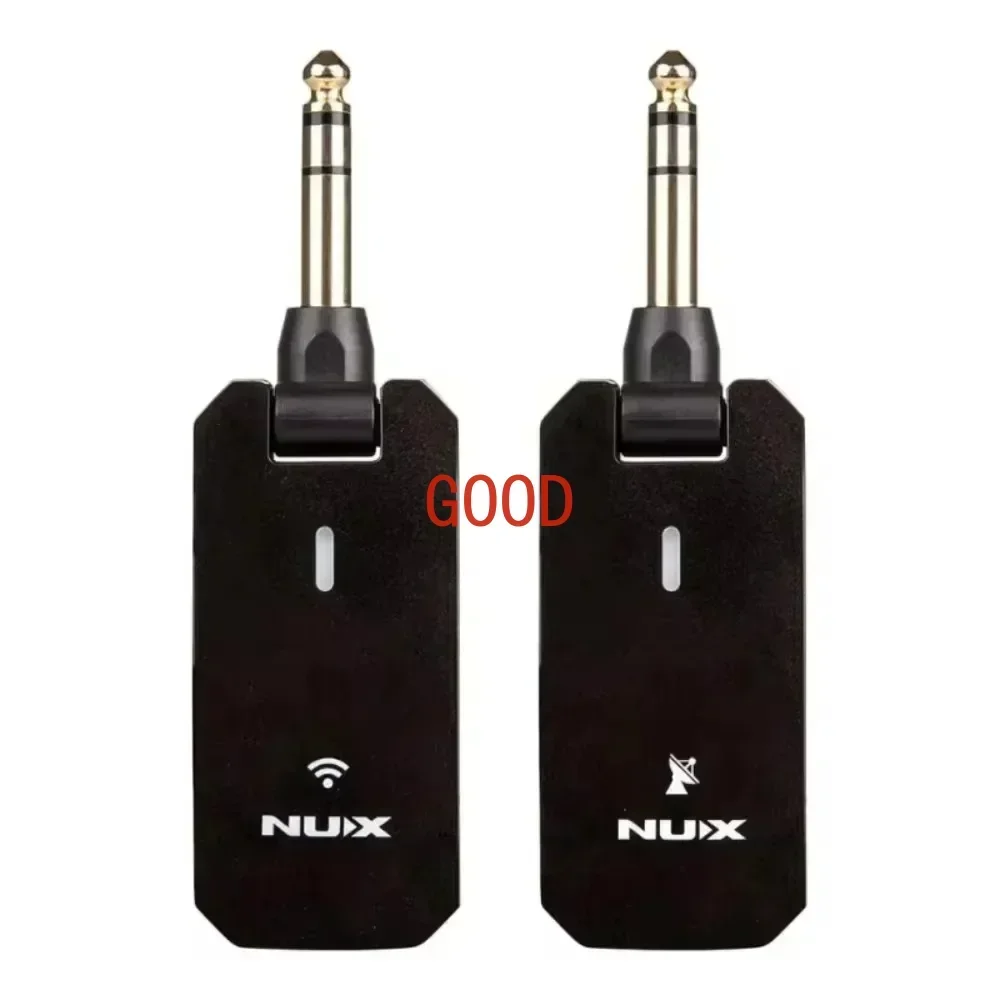 NUX-transmisor inalámbrico C-5RC para guitarra, receptor de pastilla activa o pasiva de 5,8 GHz, baja interferencia, coincidencia automática