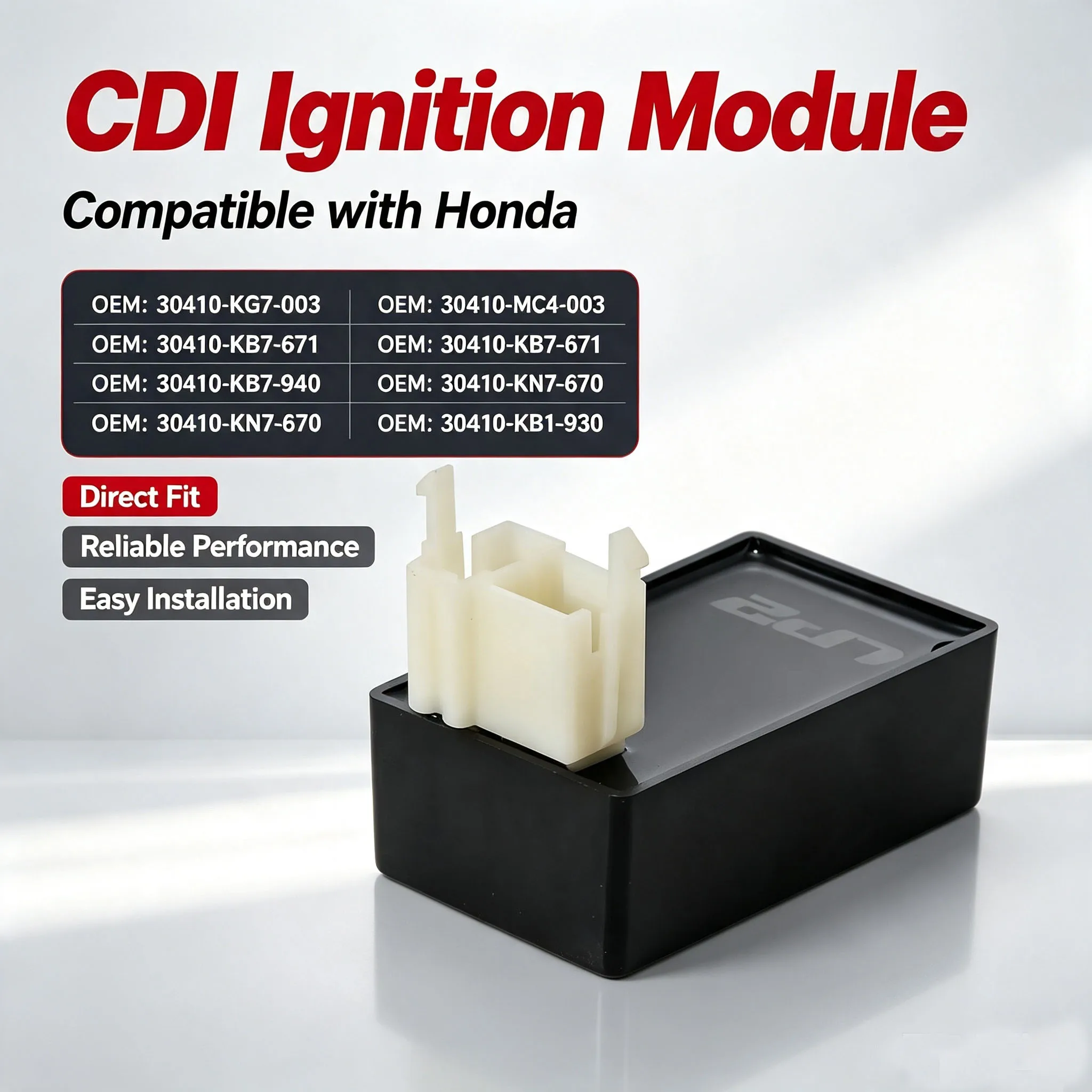 For Honda CBX150 XL500R XL500R XL250R CB125S XL125S AFS 110 CH125 Spacy CH150 Elite OEM:30410-KG7-003 Unit CDI Ignition