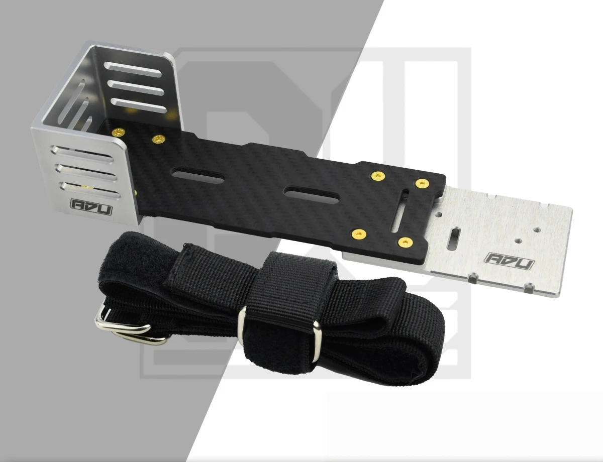 Team Corally Universal Metal Raised Reinforced Battery Tray, RC Upgrade Part for 1/7 Asuga, Kagama, XB6 RC Car