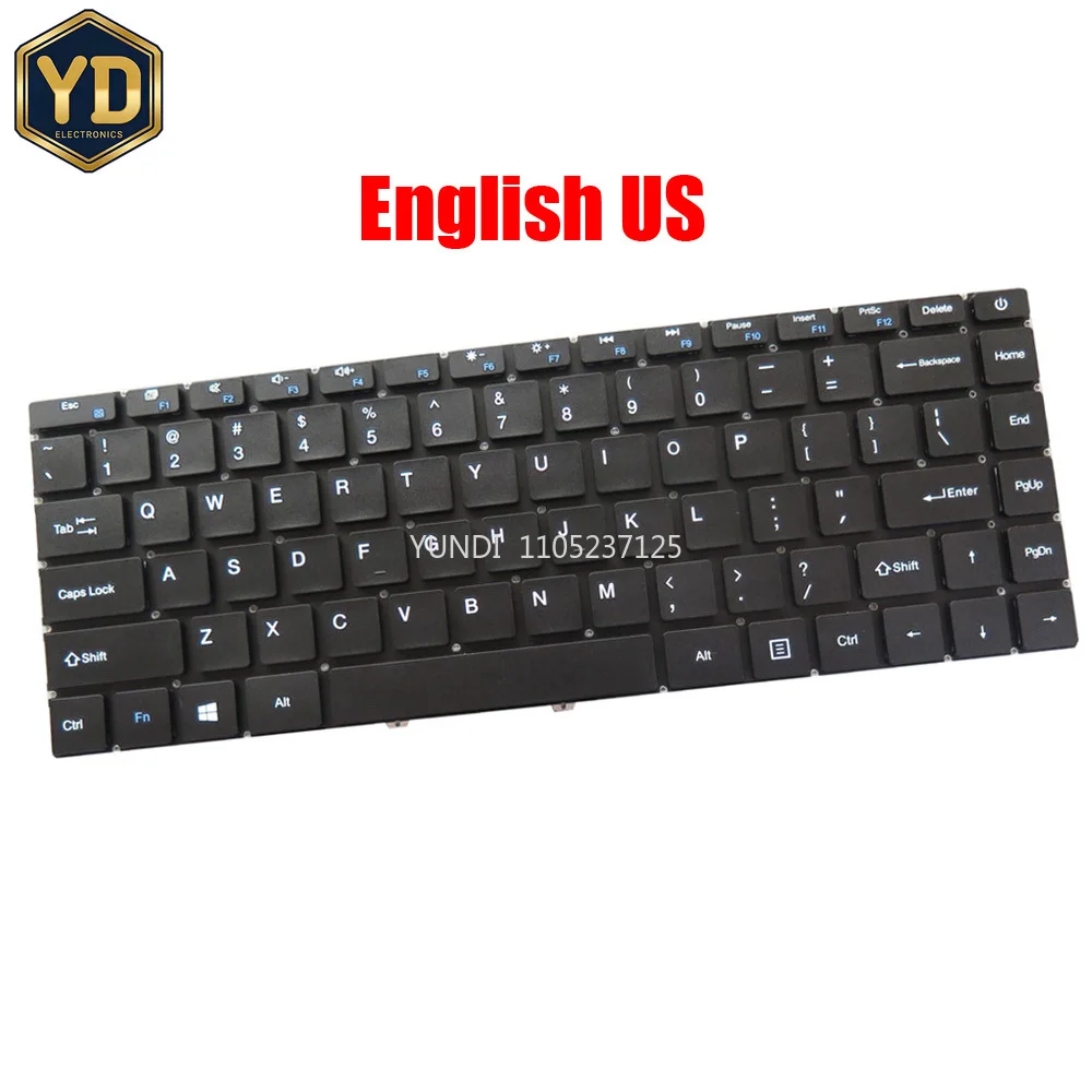 YD Laptop Keyboard For LincPlus P1 13.3 inch English US Without Backlit Black New