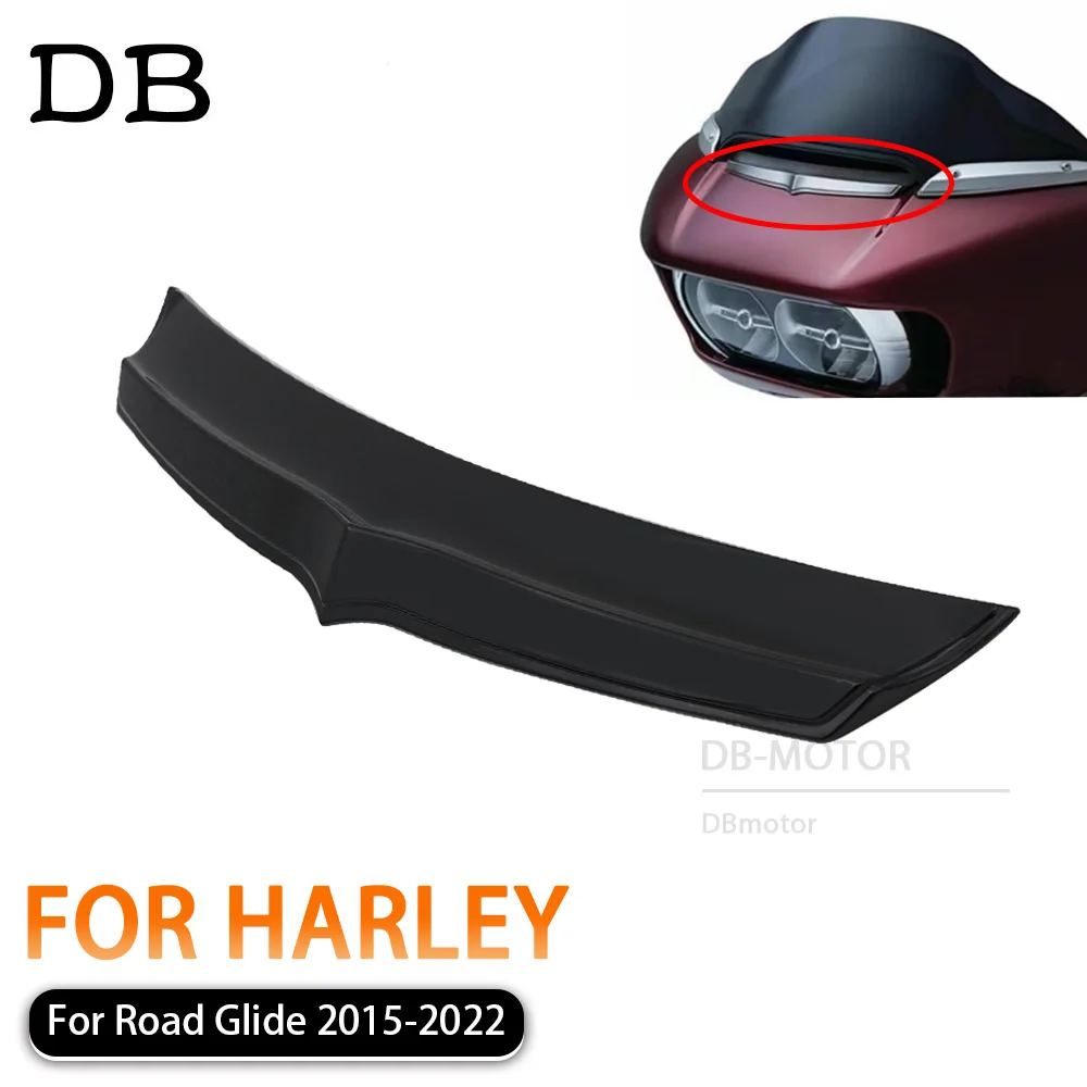 

For Harley Road Glide 2015 2016 2017 2018 2019 Motorcycle Front Fairing Air Flow Vent Accent Trim Black/Chrome ABS Plastic