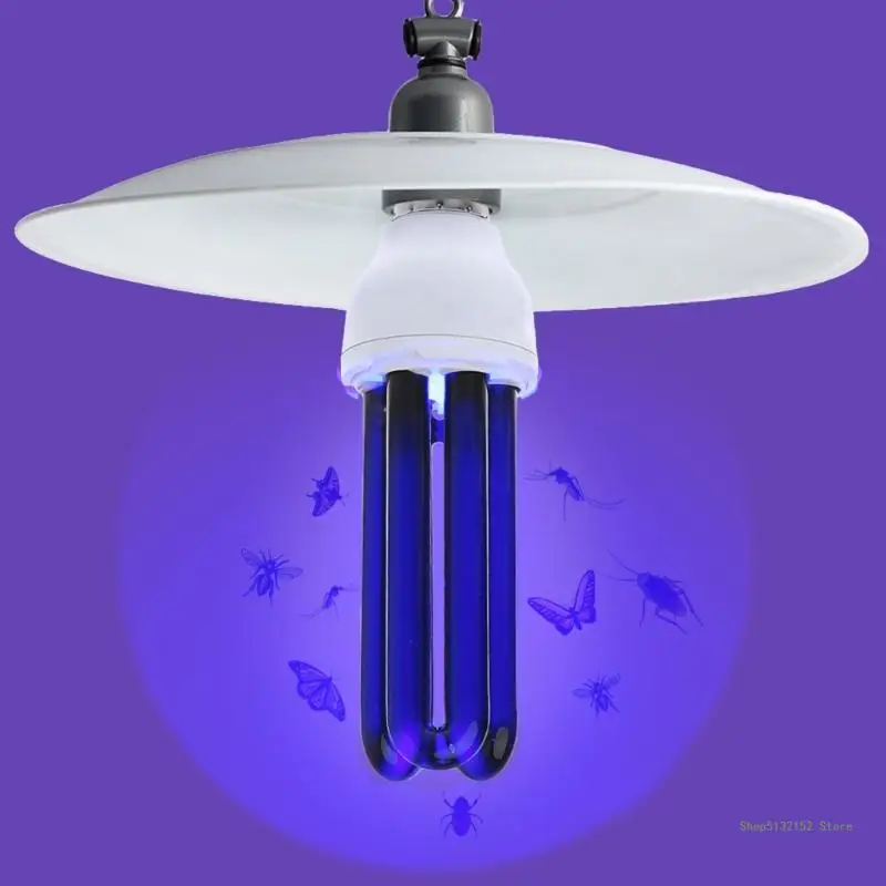 QX2E 220V E27 UV Bulb Lamp Replacement Mosquito Killer Lamp