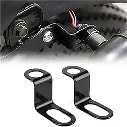 1Pair Motorcycle Lamp Brackets Turn Signal Light Lamp Mount Headlight Brackets Motorbike Fork Indicator Mount Lamps Holder