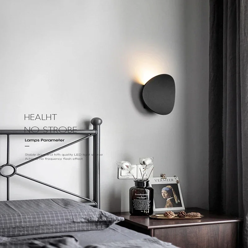 Applique Murale LED Circulaire au Design Minimaliste Moderne, Luminaire Décoratif d'Nik, Idéal pour un délégations, un Foyer ou une Chambre à Coucher