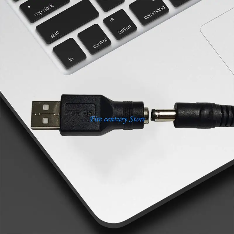 

J6PA USB Male to Female Adapter Barrel Power Adapter Charging Port 3.5x1.35mm / 4.0x1.7mm 5V Connector