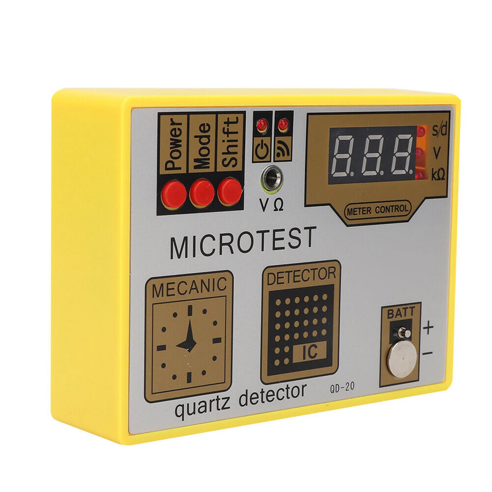QD20 тестер кварцевого механизма, демагнитайзер для ремонта часов, микротестер часов, тестер пульса батареи часов